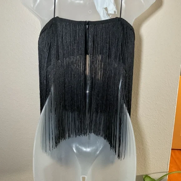 FRINGE CROP TOP - Picture 5 of 10
